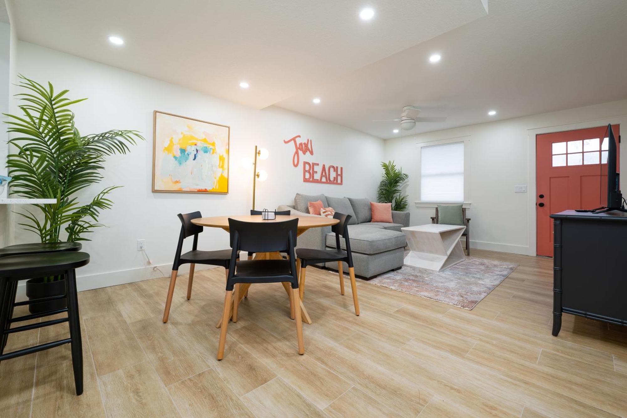 Be A Nomad Lovely 2Br 1Blk From The Ocean Jacksonville Beach Dış mekan fotoğraf