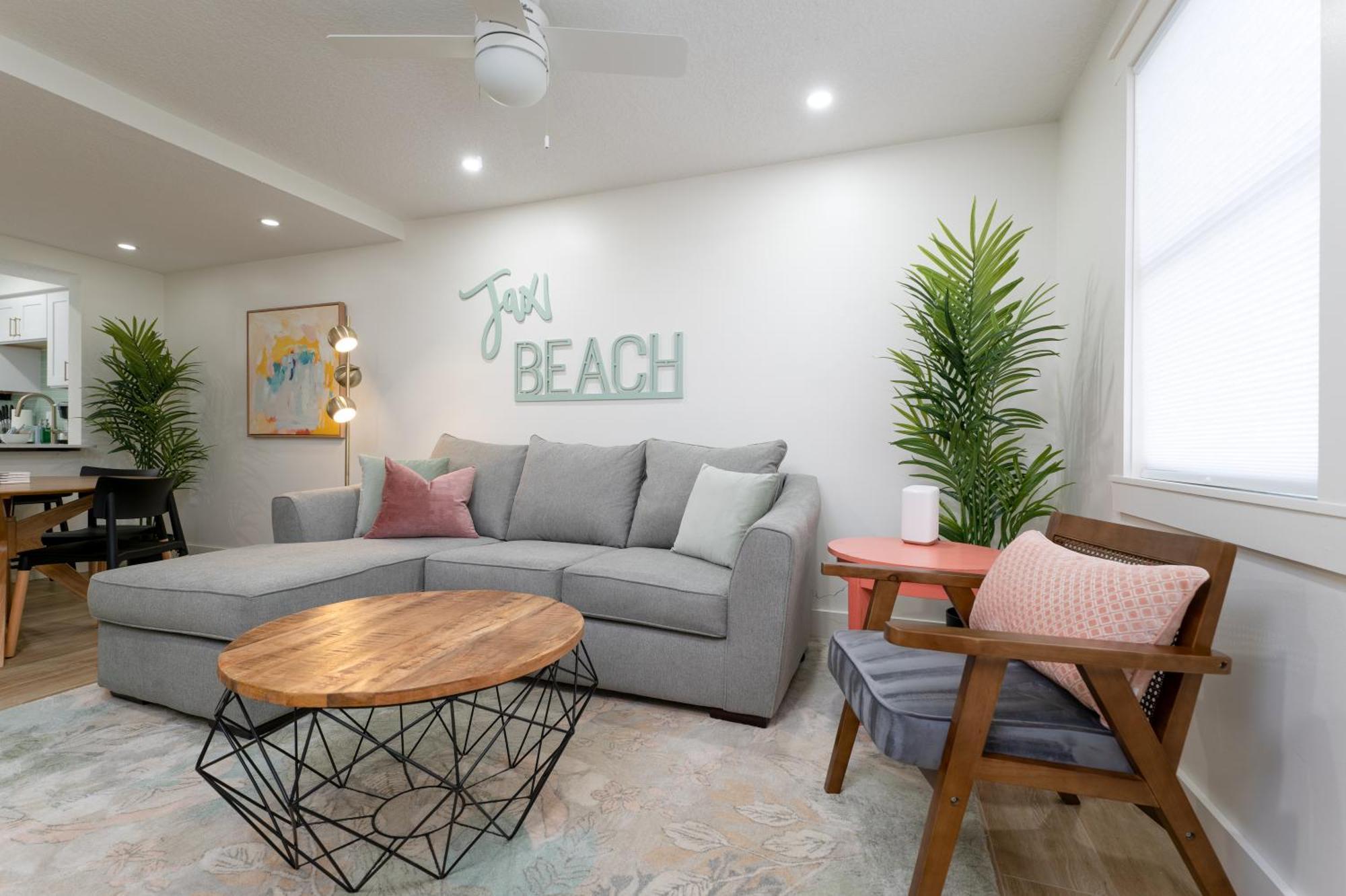 Be A Nomad Lovely 2Br 1Blk From The Ocean Jacksonville Beach Dış mekan fotoğraf
