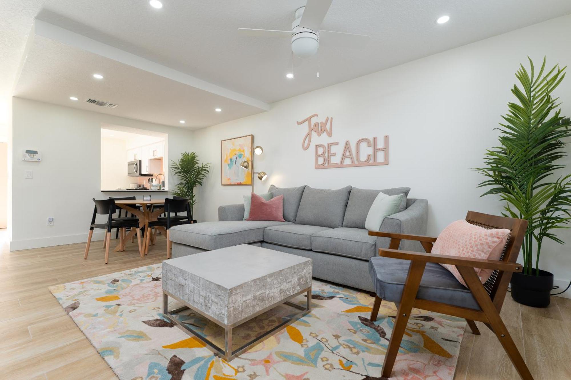 Be A Nomad Lovely 2Br 1Blk From The Ocean Jacksonville Beach Dış mekan fotoğraf